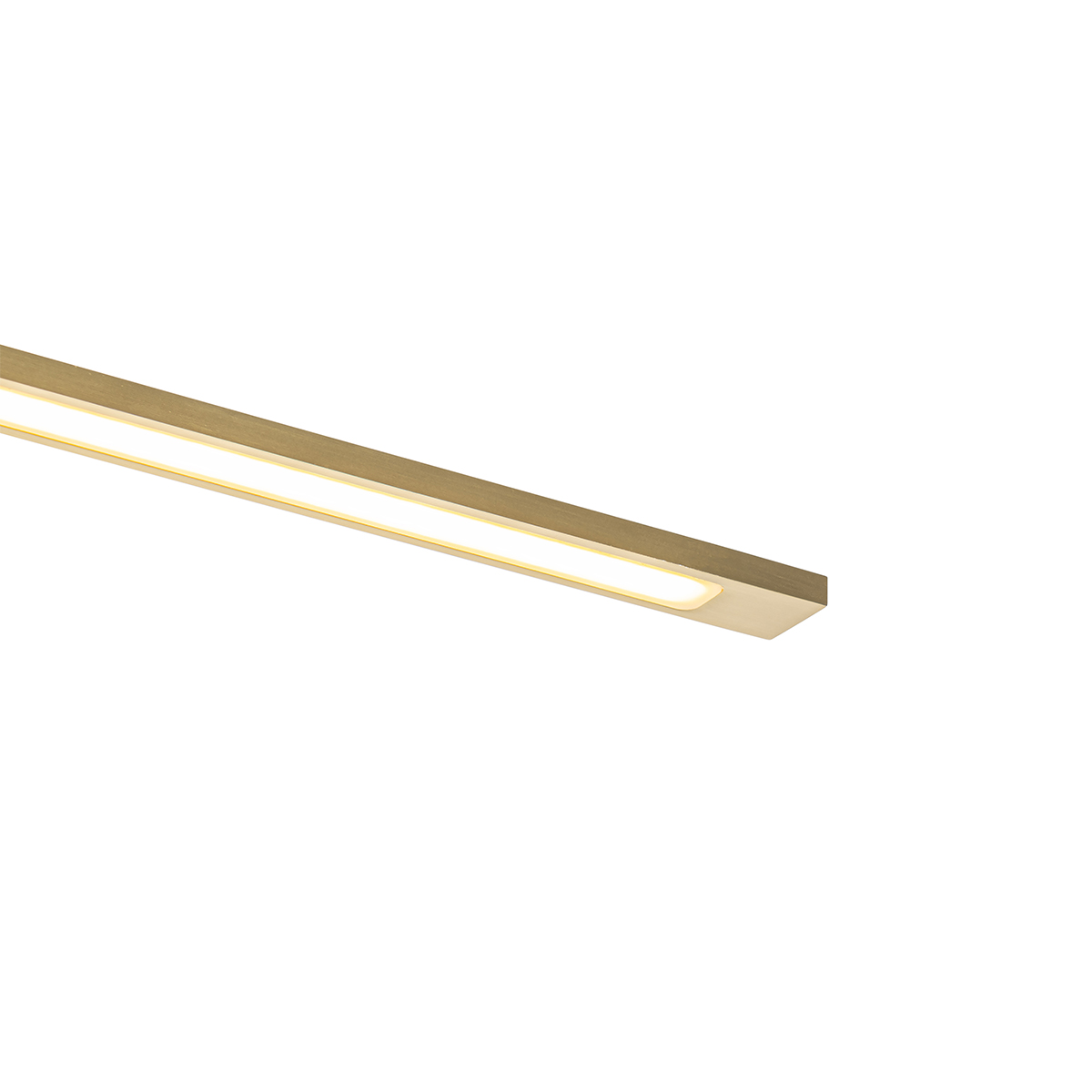 Lampada da parete in ottone 62 cm con LED IP44 - Jerre