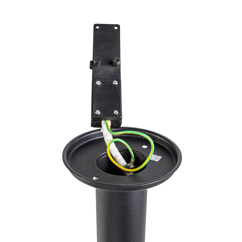 QAZQA Palo Da Giardino Denmark - Moderno - Alluminio,Plastico - Grigio Scuro - Allungato E27 Max 1 X 7 Watt 49675077