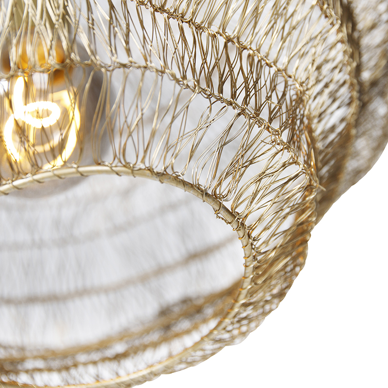 Lampada a sospensione orientale oro 45 cm x 40 cm - Vadi