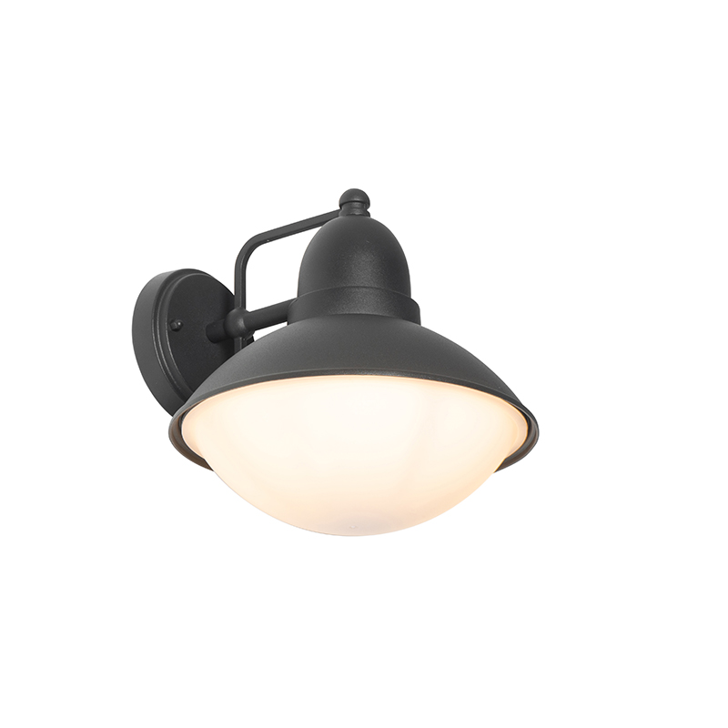 Lampada da parete per esterni moderna nera IP44 - Marcel