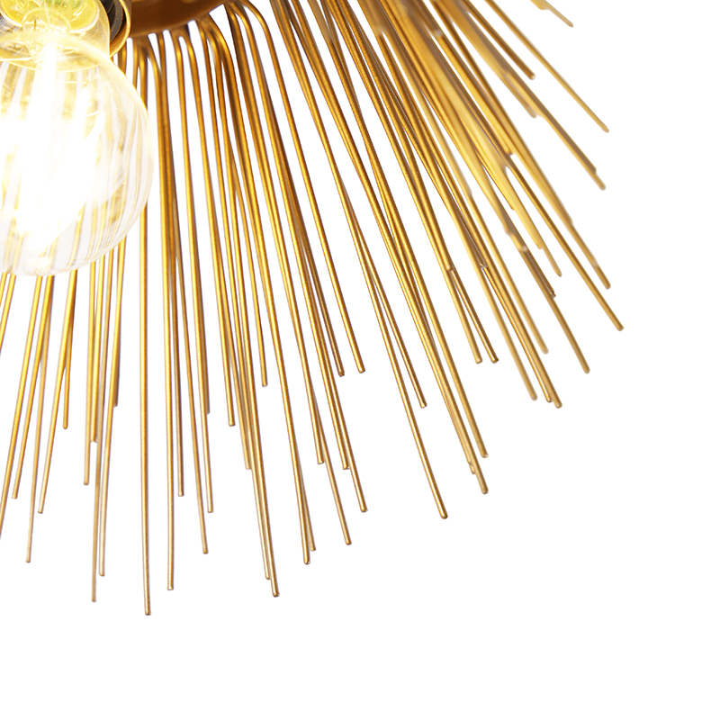 Plafoniera Art Deco oro - Broom