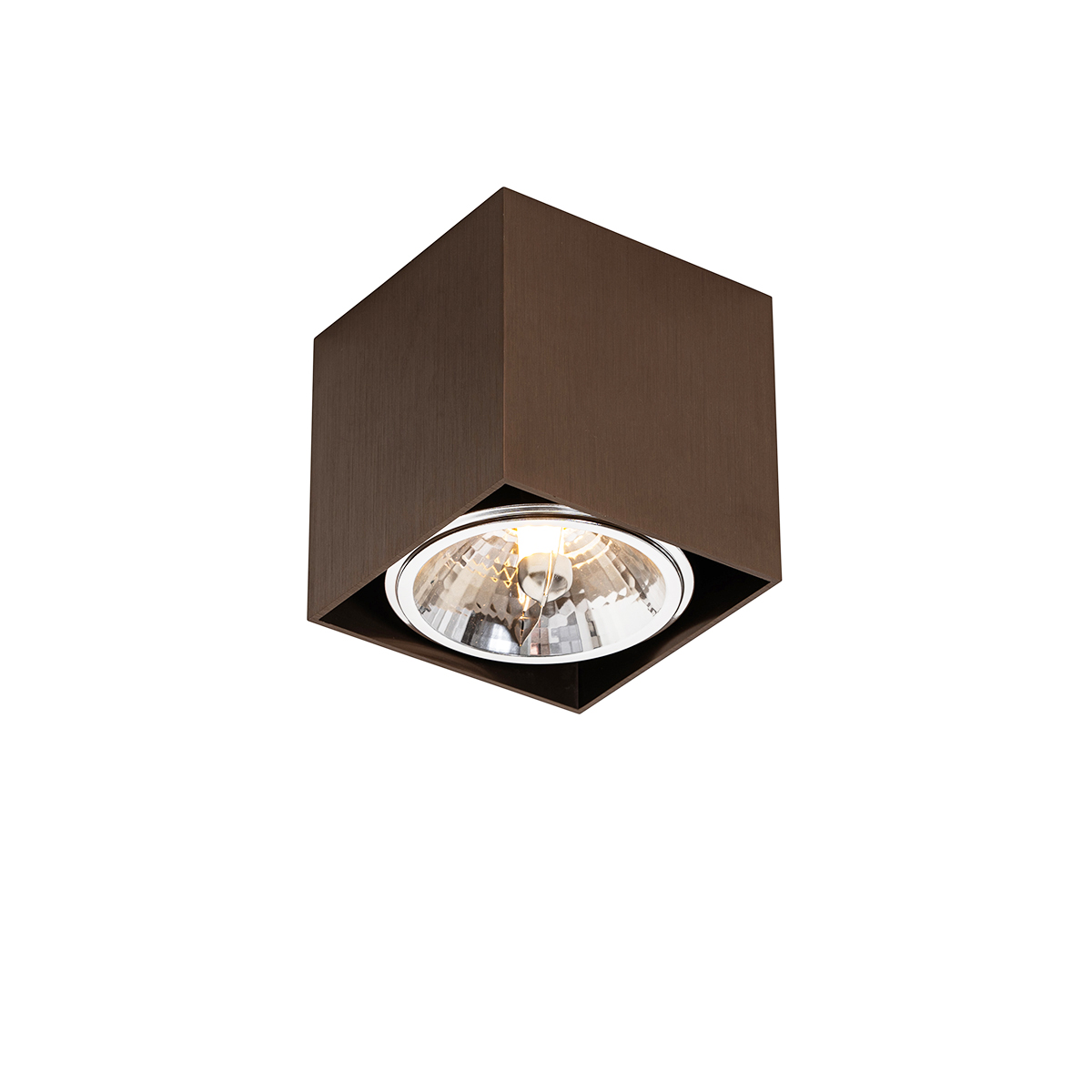 QAZQA Go Deckenstrahler – Schwenkbar, Dimmbar & In Dunklem Bronze-Look Für Wohnzimmer & Co.