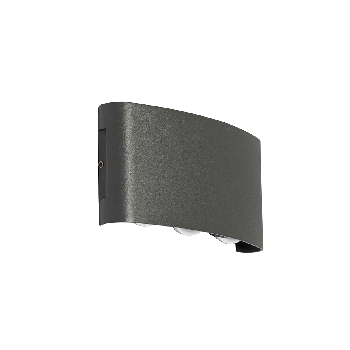 Lámpara de pared exterior gris oscuro con LED 6 luces IP54 - Silly