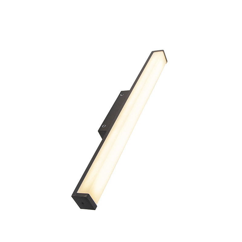 Modern Bathroom Wall Light Black 62 cm IP44 - Cascada