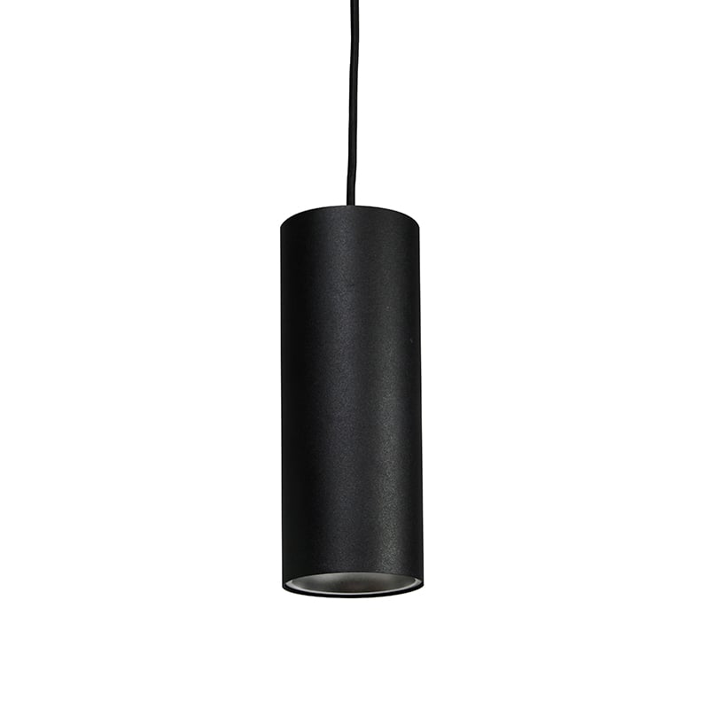 Lámpara colgante de diseño negra - Tubo
