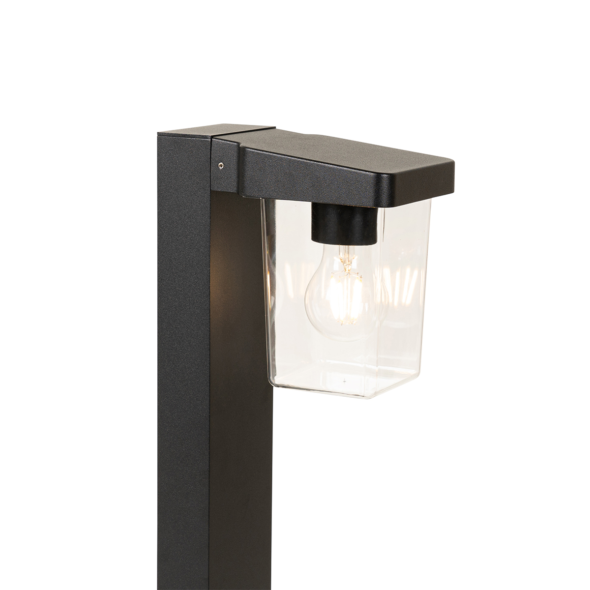 Modern Outdoor Standing Lamp Black 60 cm IP54 - Chimay