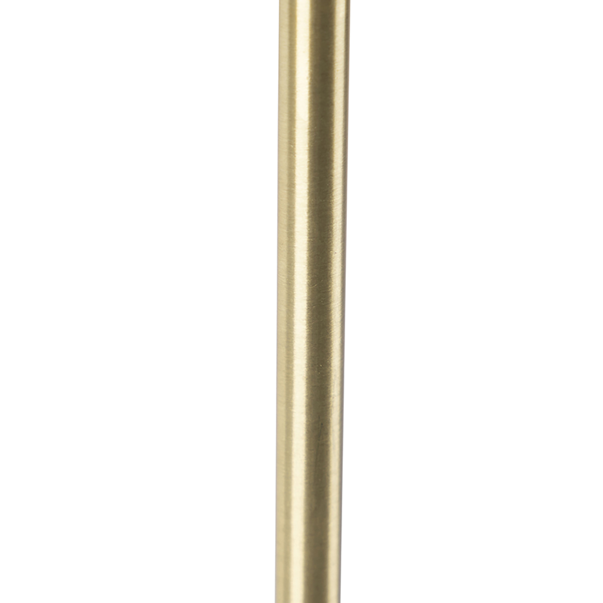 Lámpara de mesa dorada regulable con pantalla color marrón claro 35 cm - Parte