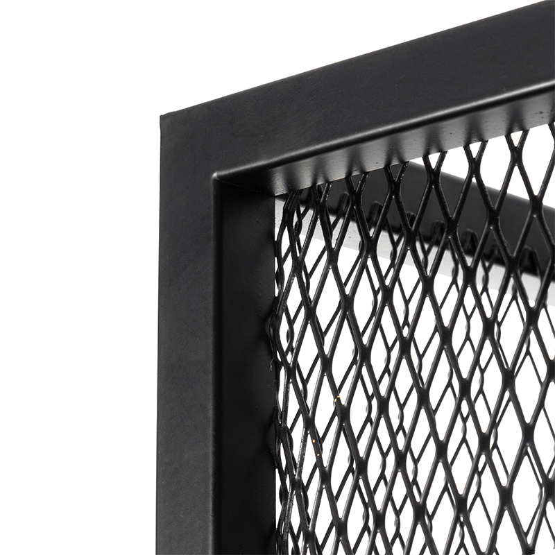 Industrielle Wandlampe schwarz - Cage Mesh
