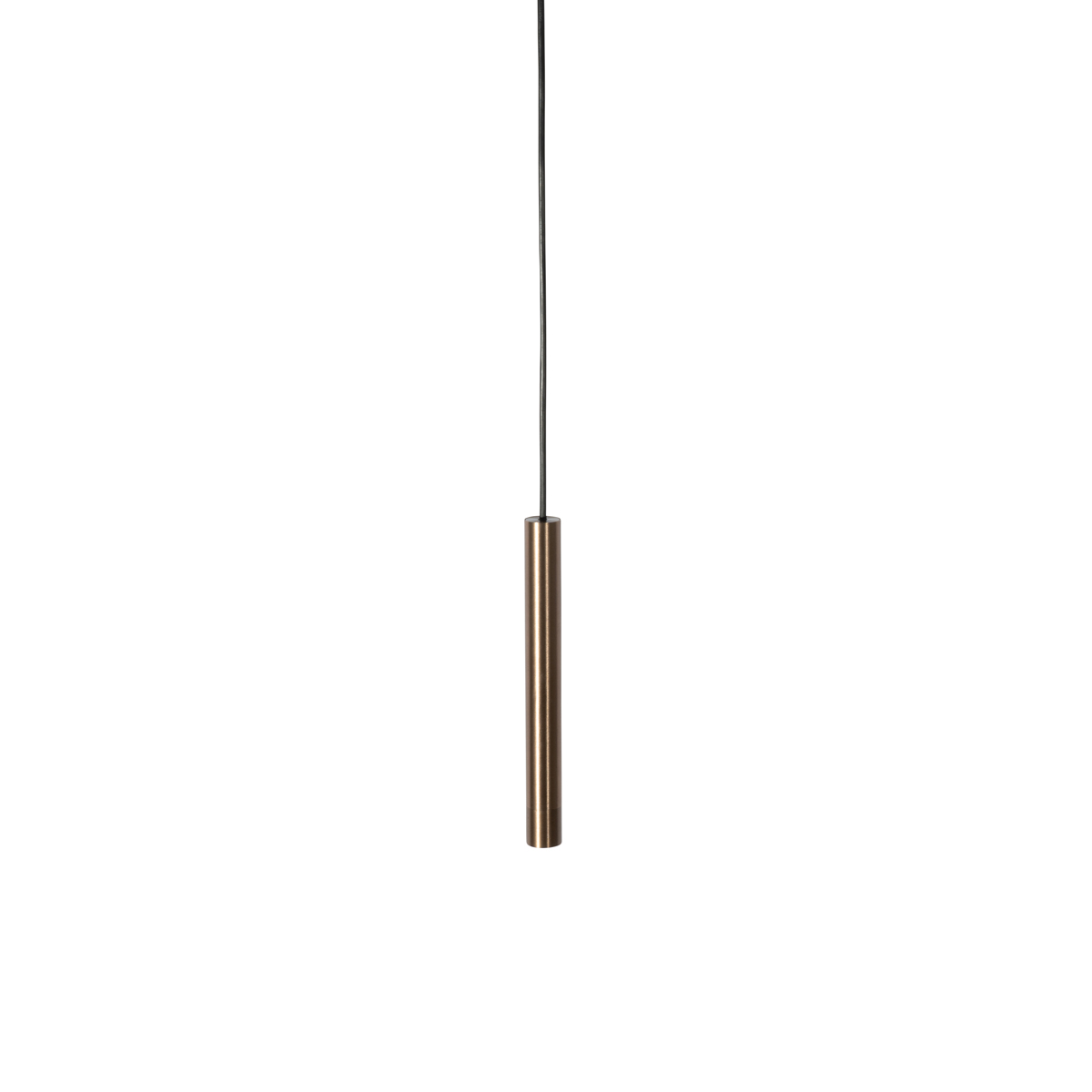 Lámpara colgante moderna de bronce oscuro para sistema de raíl monofásico - Slimline Keno