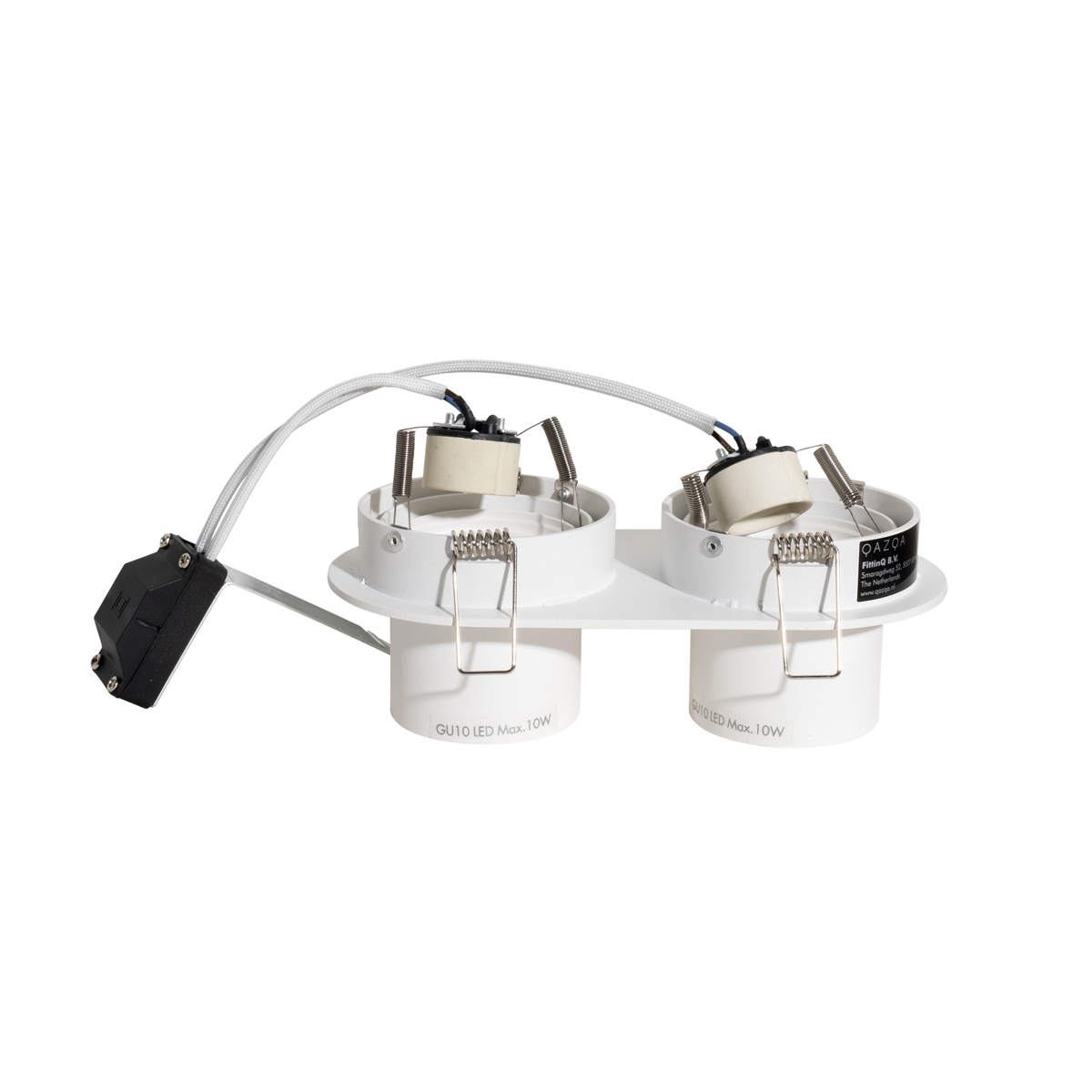 Foco empotrado redondo blanco GU10 50 mm 2 luces - Installa