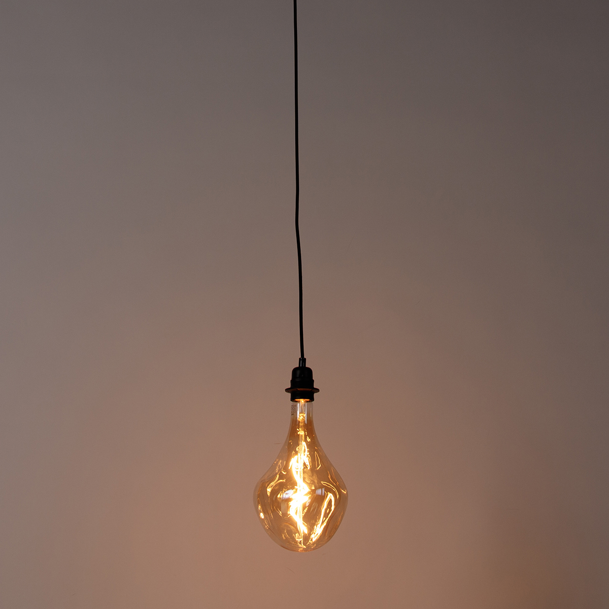 Pendant Light Black Dimmable Incl. LED Gold Dimmable - Cava Luxe