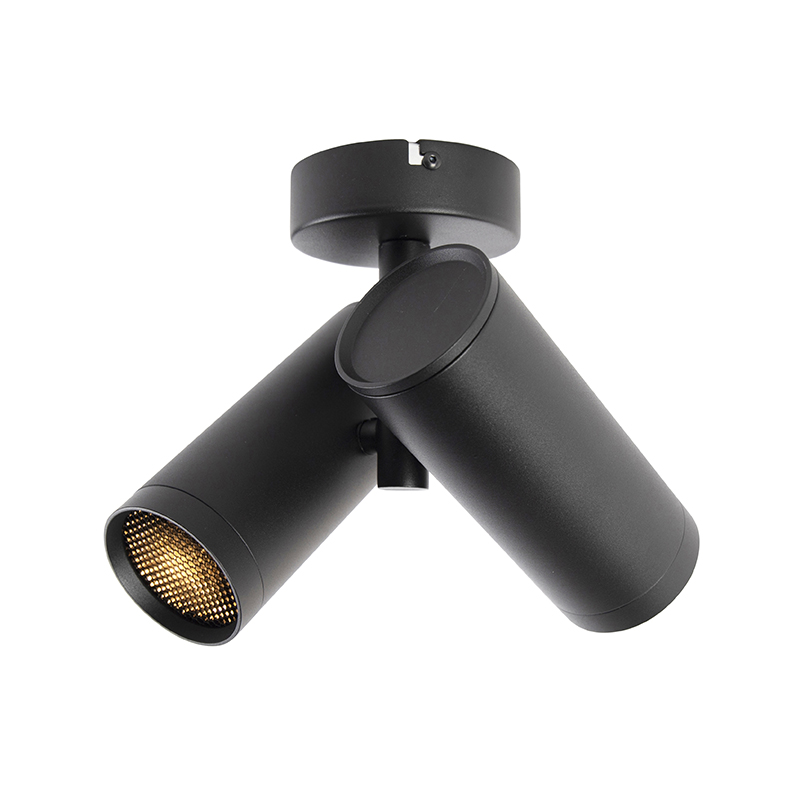 Design Spotlight Black 2-Light - Scopio Honey