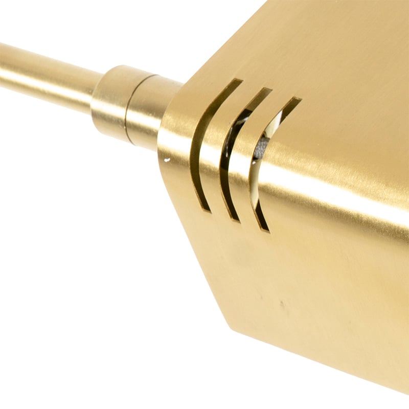 Lámpara pie latón LED dimmer táctil - NOTIA