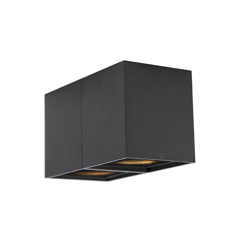 Foco de diseño negro 2-luces - Qubo Honey