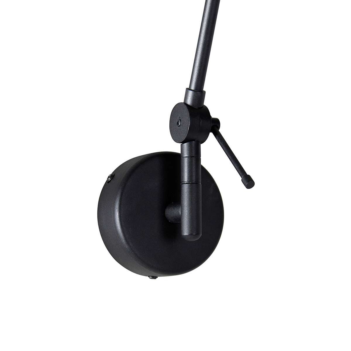 Aplique negro con pantalla de terciopelo verde 35 cm regulable - Blitz
