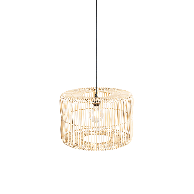 Lámpara colgante oriental de ratán 45 cm - Maud