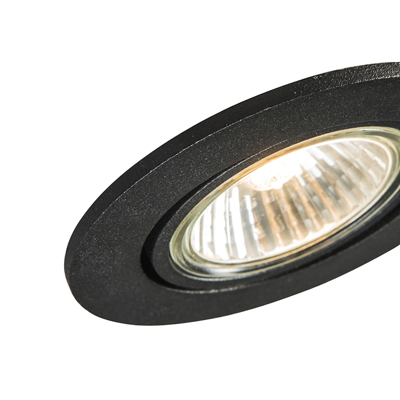 Faretto da incasso smart nero orientabile con Wifi GU10 - Cisco
