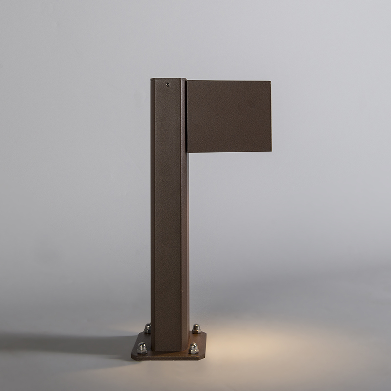 Lampada da esterno intelligente in piedi marrone ruggine 30 cm IP44 con Wifi GU10 - Baleno