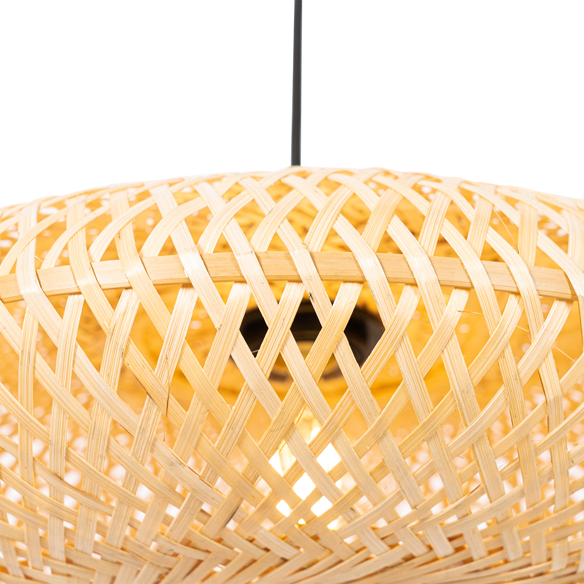 Lámpara colgante oriental de bambú 40 cm - Ostrava