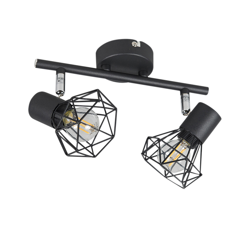 Faretto MOSH Moderno Nero - Lampada Orientabile Per Interni Con Dimmer | Design Minimalista - Foto 8