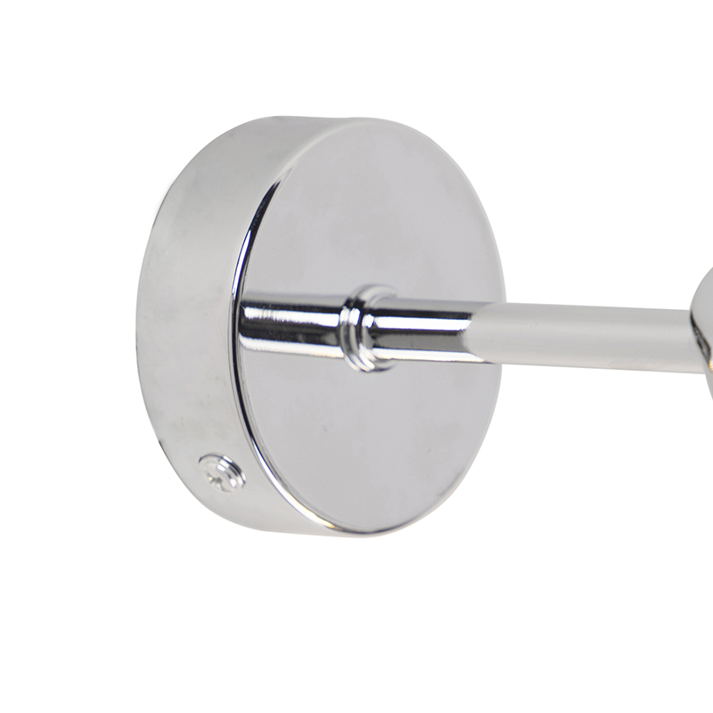 Moderne Wandleuchte Chrom neigbar - Facil