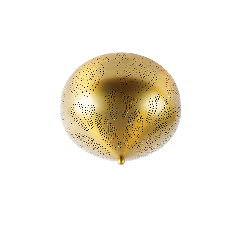 Orientalische Deckenleuchte Gold mit Lichteffekt - Zayn