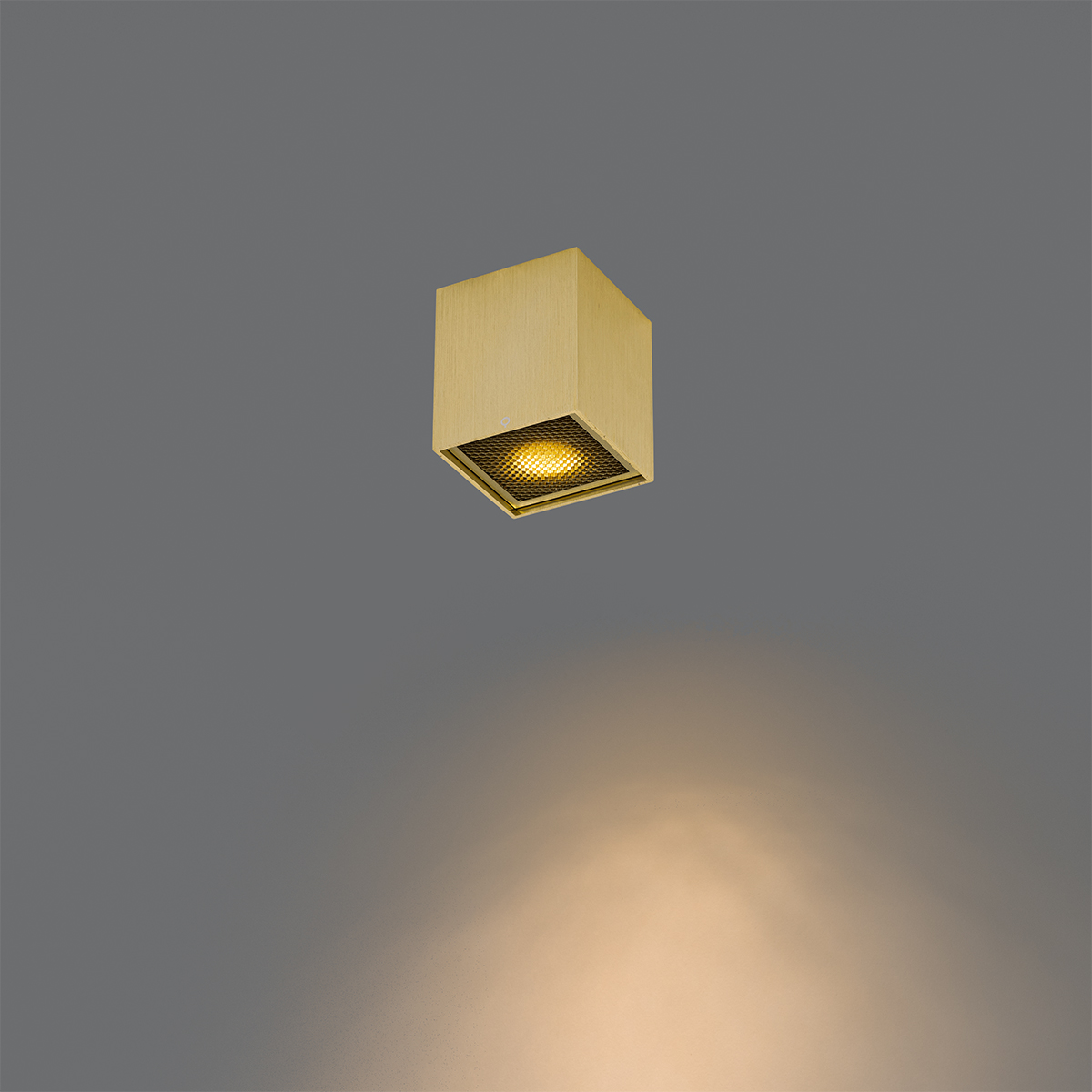 Design-Aufbaustrahler Gold GU10 50mm - Qubo Honey