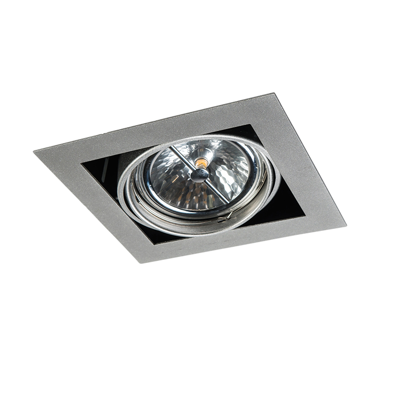 Spot encastrable acier G53 111mm réglable - Oneon
