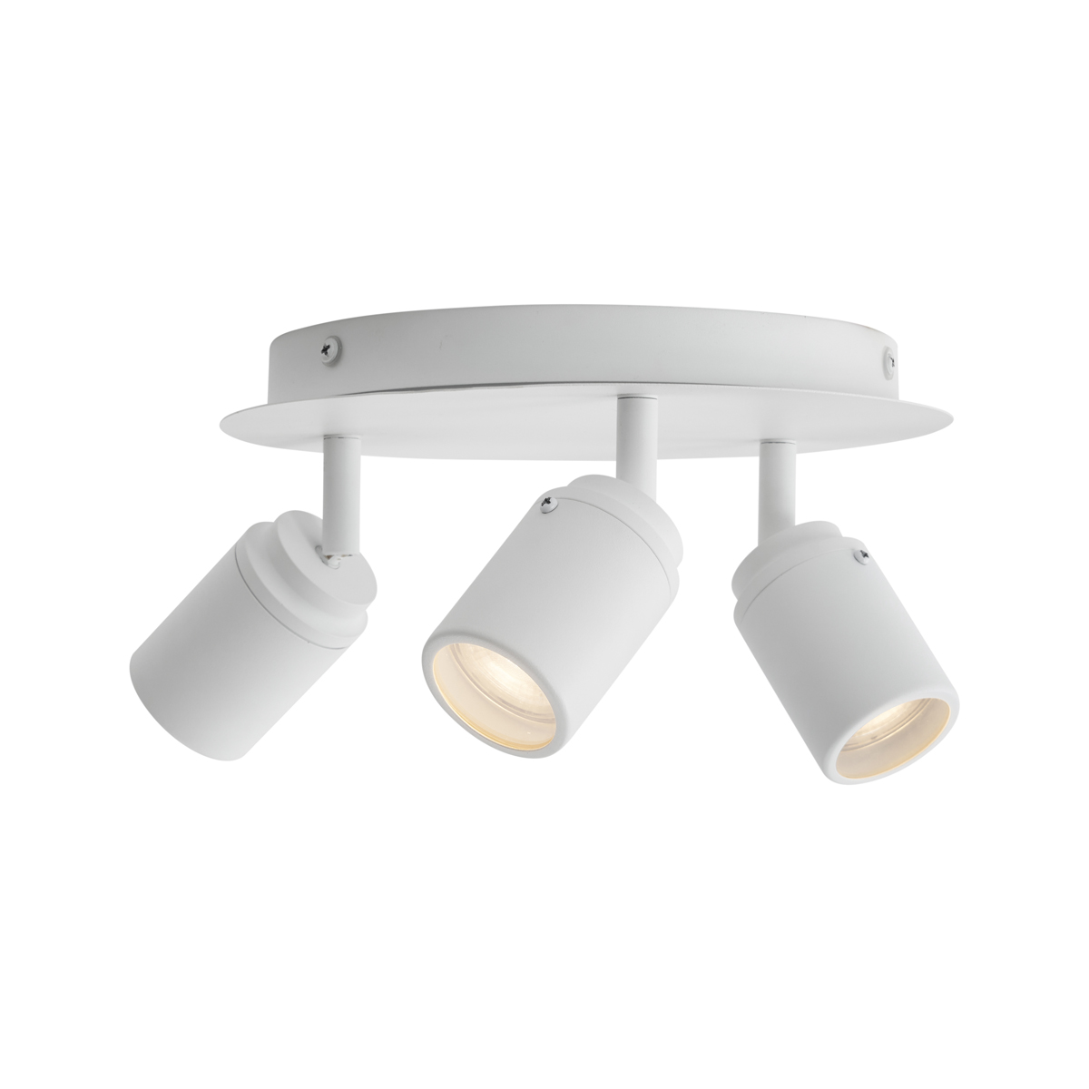 Foco de baño moderno blanco 3 luces IP44 - Ducha
