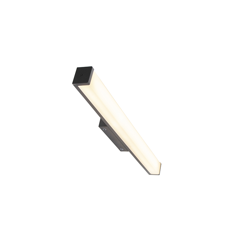Modern Bathroom Wall Light Black 62 cm IP44 - Cascada