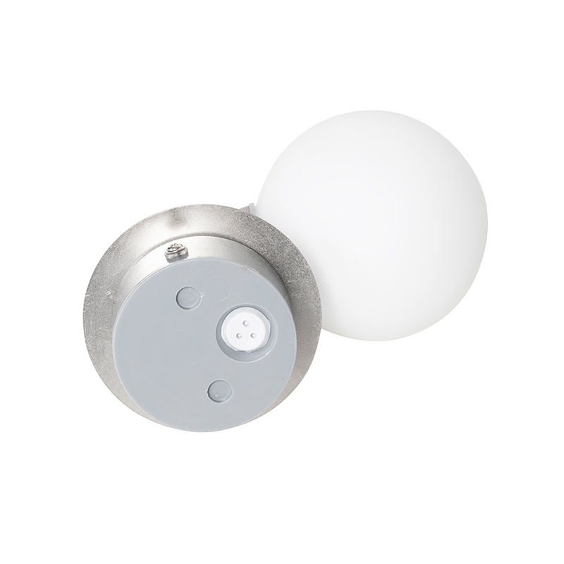 Moderne Wandleuchte Stahl IP44 - Cederic Up