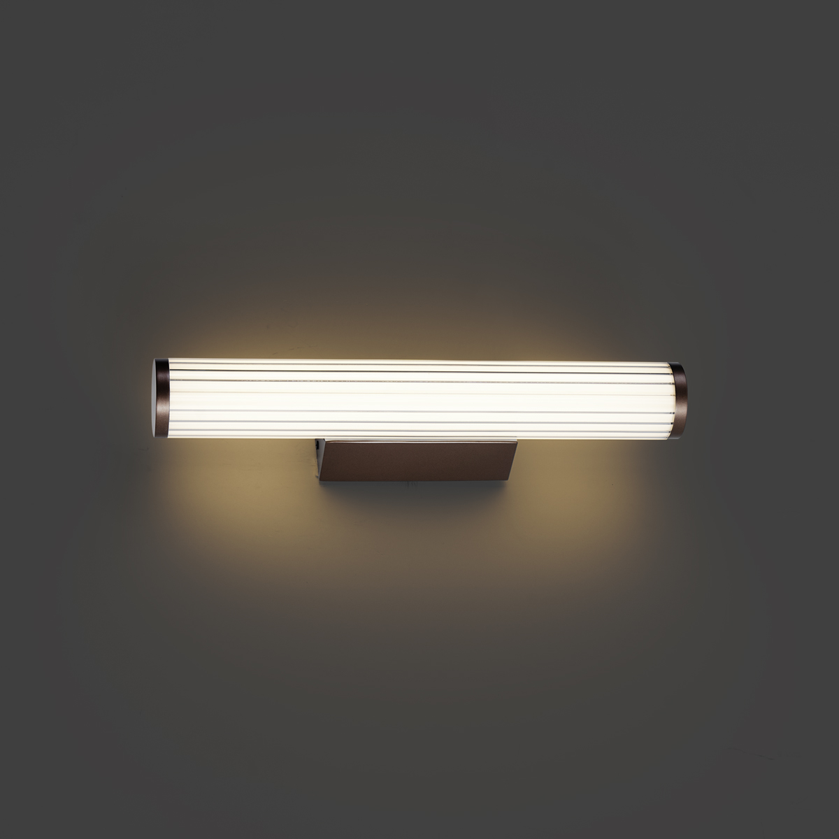 Retro Wandleuchte Bronze 40cm inkl. LED IP44 - Coco