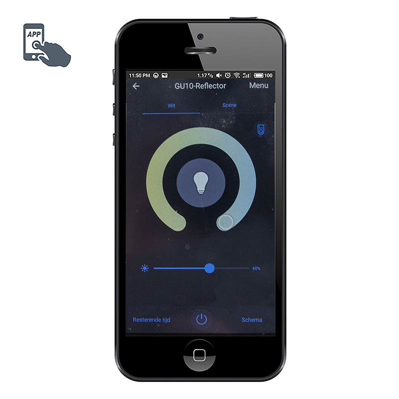 Lampada da esterno intelligente in piedi marrone ruggine 65 cm IP44 con Wifi GU10 - Baleno