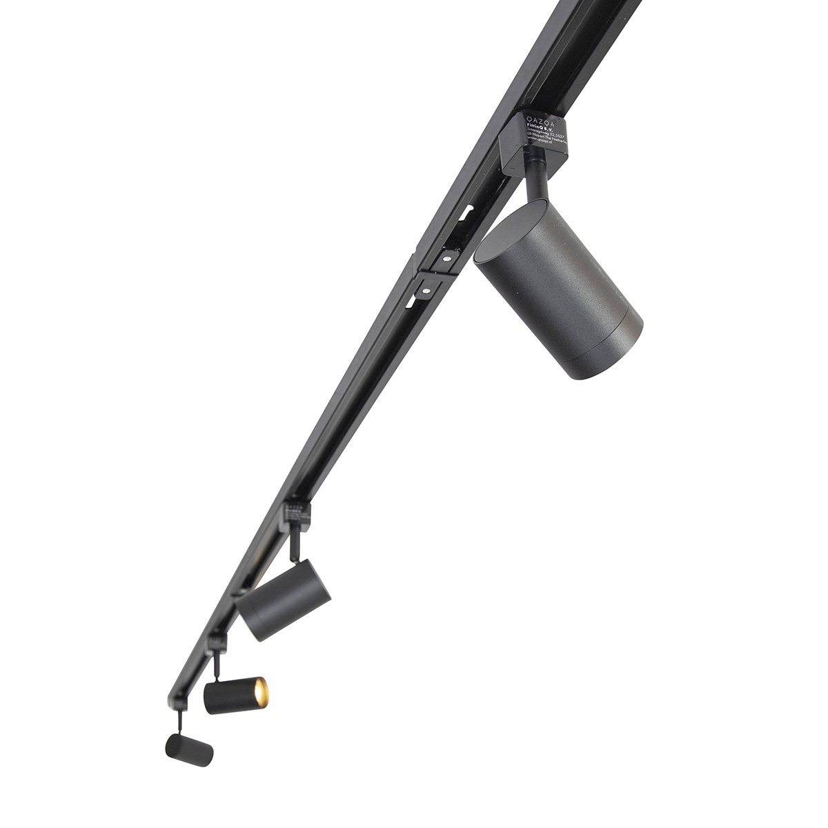 MRail 230V Schienensystem In Schwarz GU10 Spots Kom Produktbild-Vorschau 7