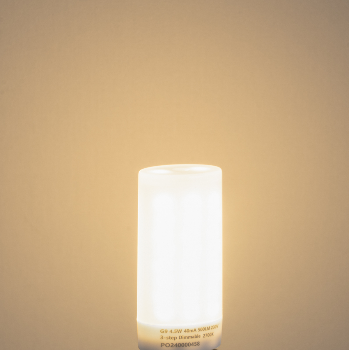 Bombilla LED G9 regulable en 3 pasos ópalo 4,5W 500LM 2700K