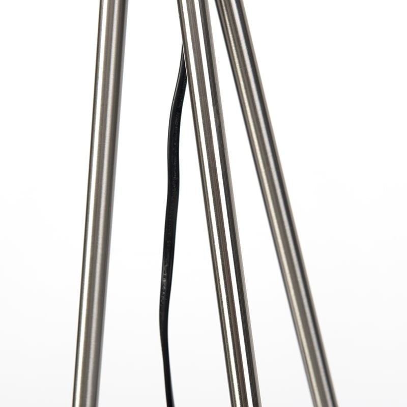 Lampadaire romantique blanc - Plume