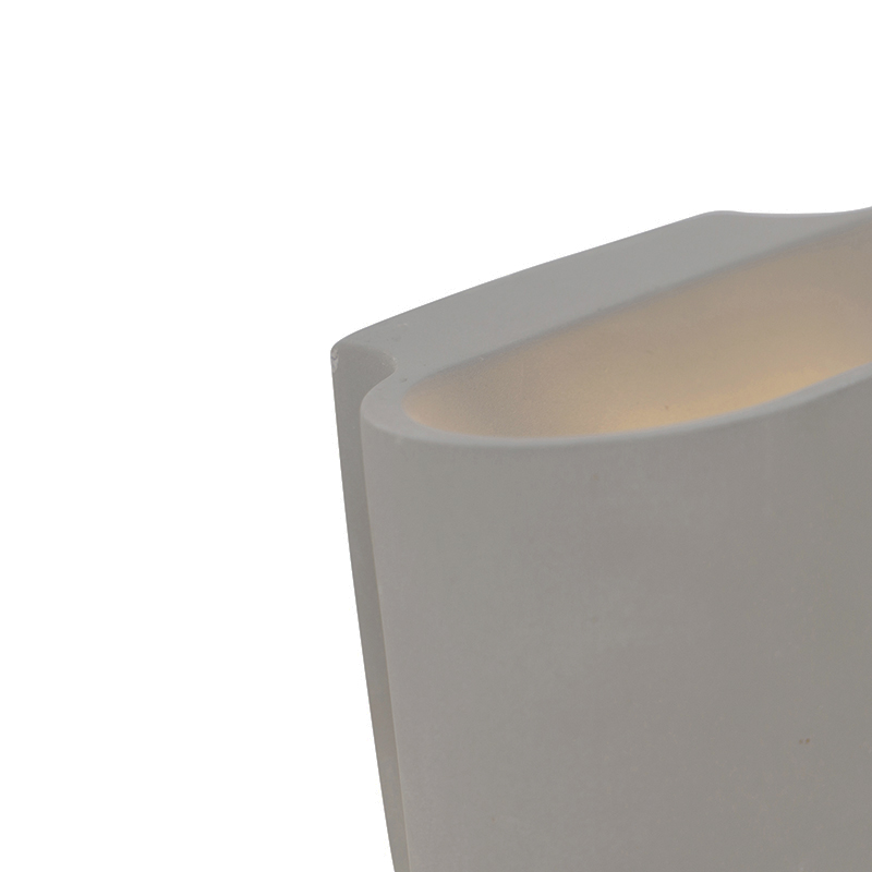 Smart Wall Lamp Concrete with Light Effect Incl. Wifi G9 - Arles