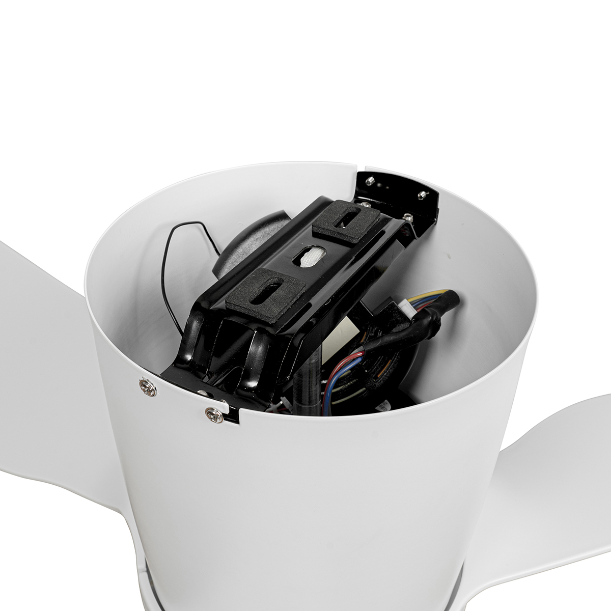 Ventilador de techo blanco 123cm con LED regulable con mando a distancia - Patty