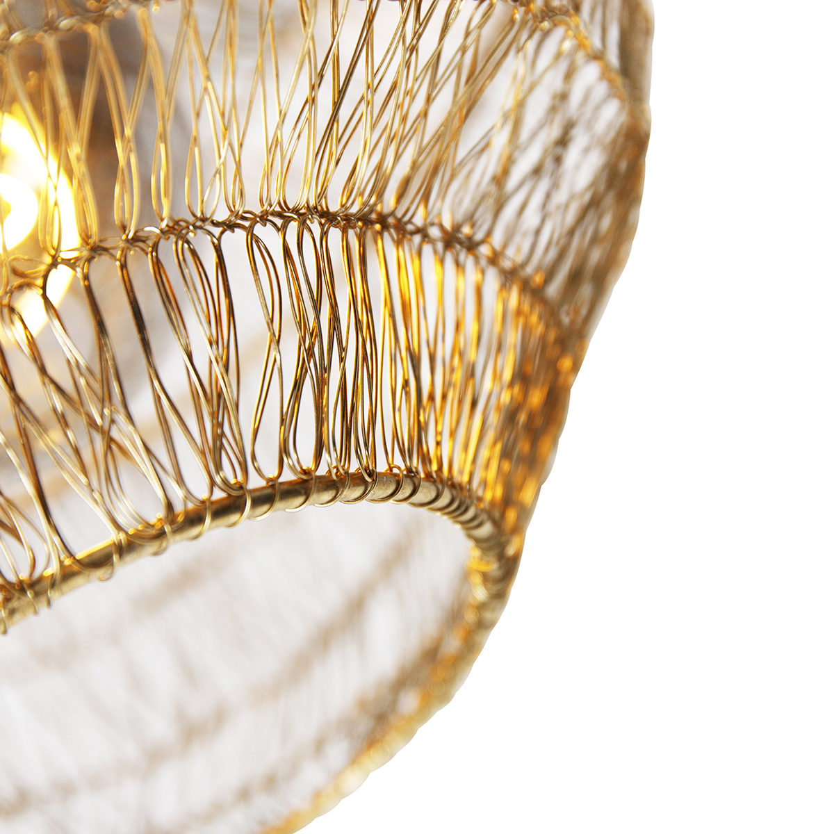 Plafón oriental dorado 25 cm - Vadi