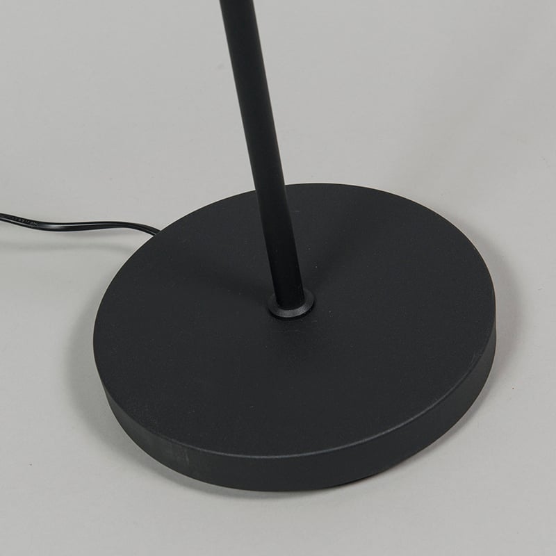 Lámpara de pie moderna negra LED - TRAX