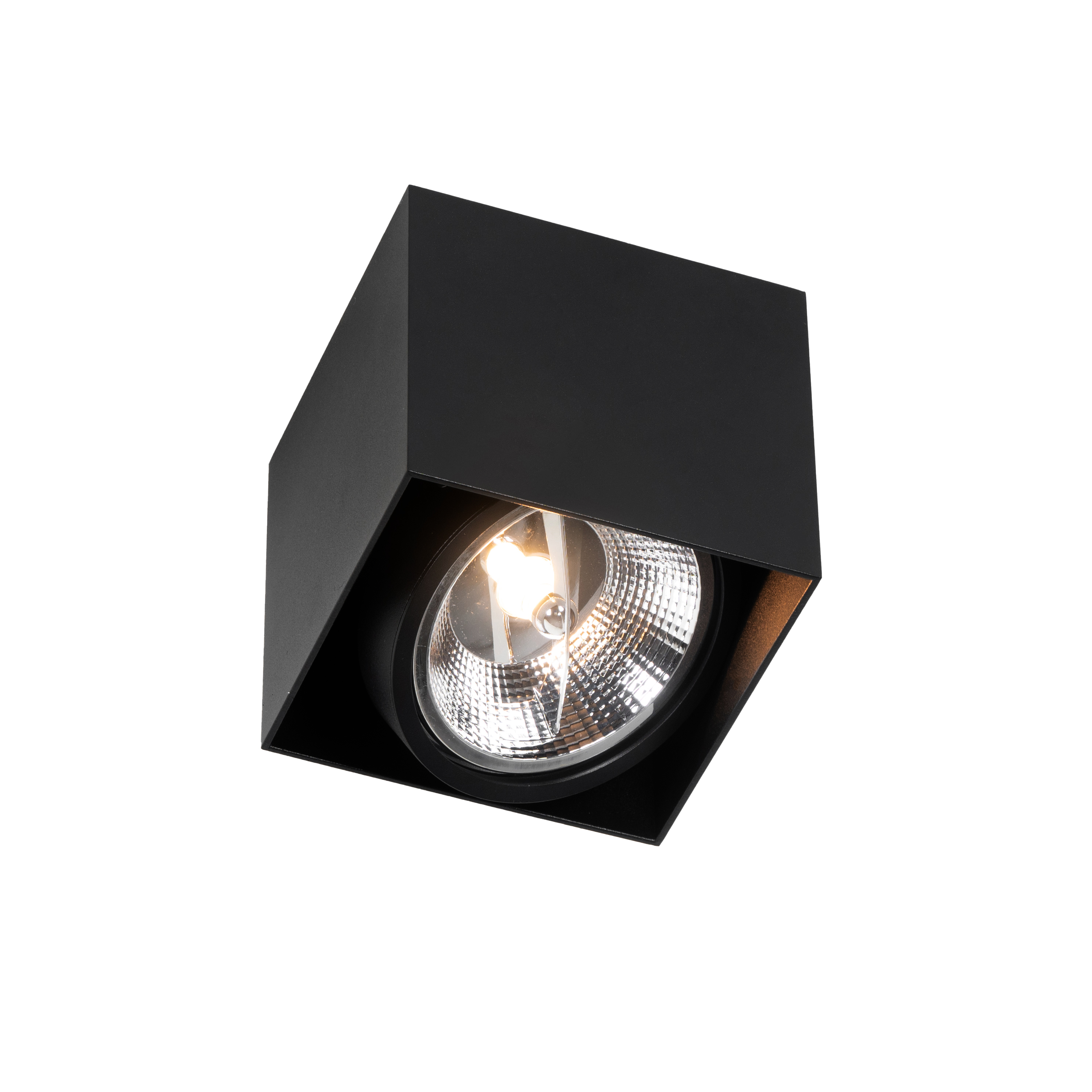 Qazqa dept - Faretto da incasso Design - 1 luce - 89 mm - Nero - Design - Soggiorno I Camera da letto I Sala da Pranzo I Cucina