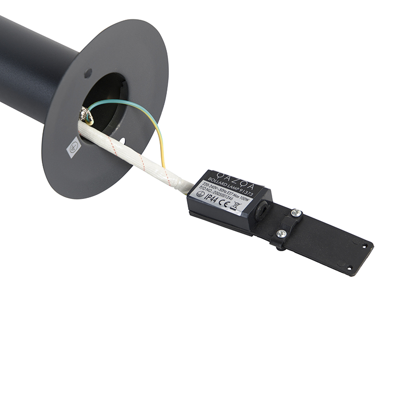 Farola de exterior gris 50 cm IP44 - Sutton