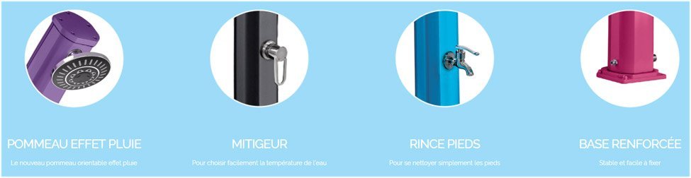 Equipement douche solaire Jolly