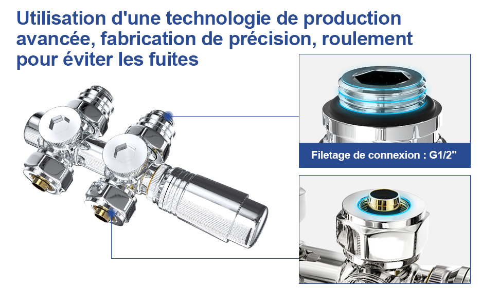 Raccord de vanne de radiateur