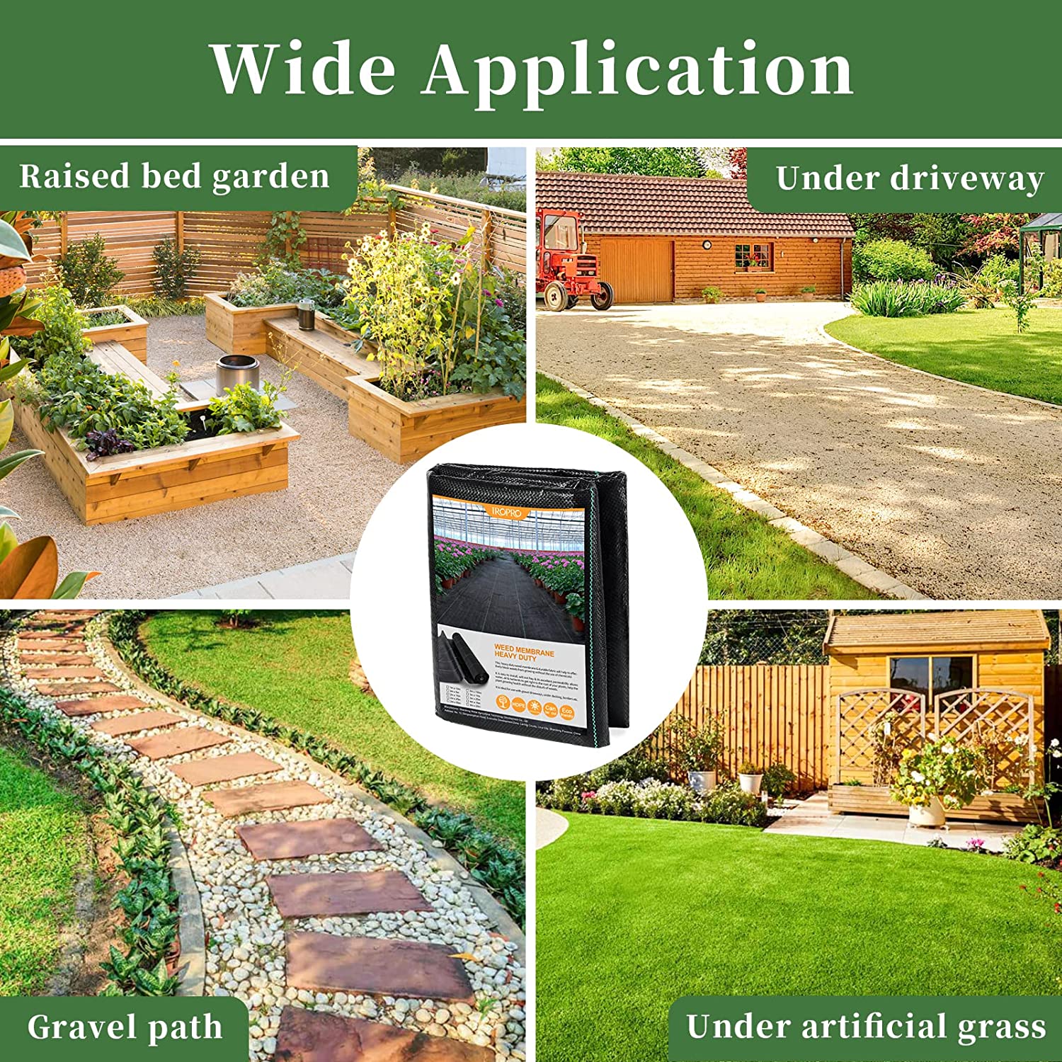 Toile De Paillage Couverture De Sol 2m X 5m, Contre Mauvaises Herbes De Jardin, Bâche Perméable Protection UV Haute Densité -Jardin Doux Soldes Magasin AAHKMJXYDAFdJAOAIMEbOAchCgvLIw0Qi3Xh6ZcLz5fRxEQ1IfK1tsjx5sxfo3sjHrZhnHk H9iGN i99RuqT a065wqJBUIFWVKiynyJeVTWA==