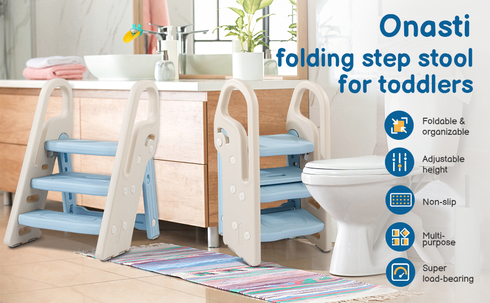 Marchepied Pliable Pour Enfant Bébé Avec 3 Marches Antidérapant, Rehausseur Stable, Hauteur Réglable, Multifonction Avec Poignées Sécurité Pr Salle De Bain, Bleu Et Beige -ATMOSPHERA || Songmics Soldes Boutique AAHKMJXYDAFdJAOAIMEbOAchCgvLIw0Qi3Xh6ZcLz5fRxNacIcn8xXxXXRot26Vndi1LME sAPoUtpy7DCBwKM0RS1 O YgjjrvHx