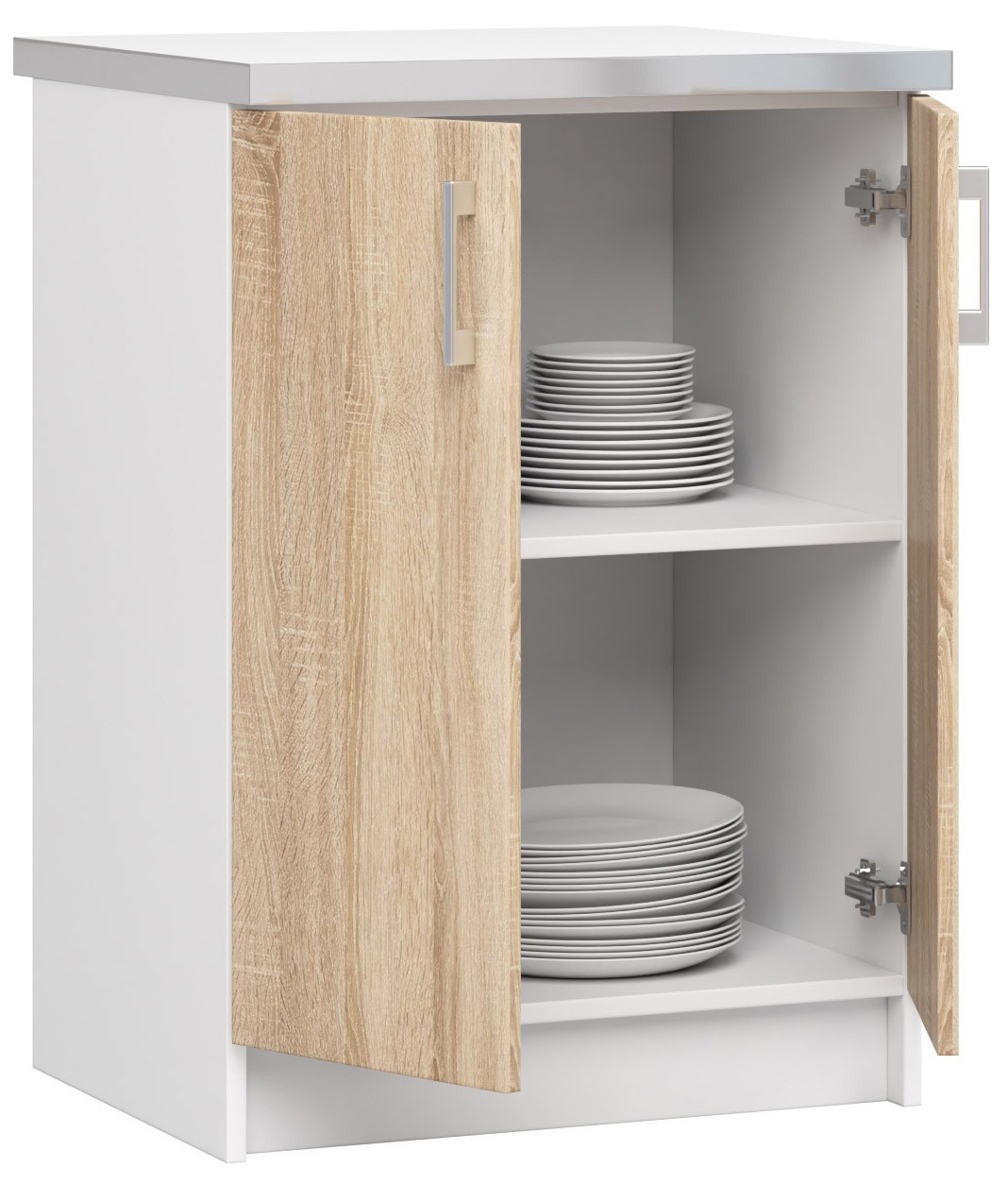 Raumhirsch – Küchenunterschrank – 60 cm – moderne Ausführung – mit Arbeitsplatte – 2 Türen – Kollektion LIMA – Detailansicht 1