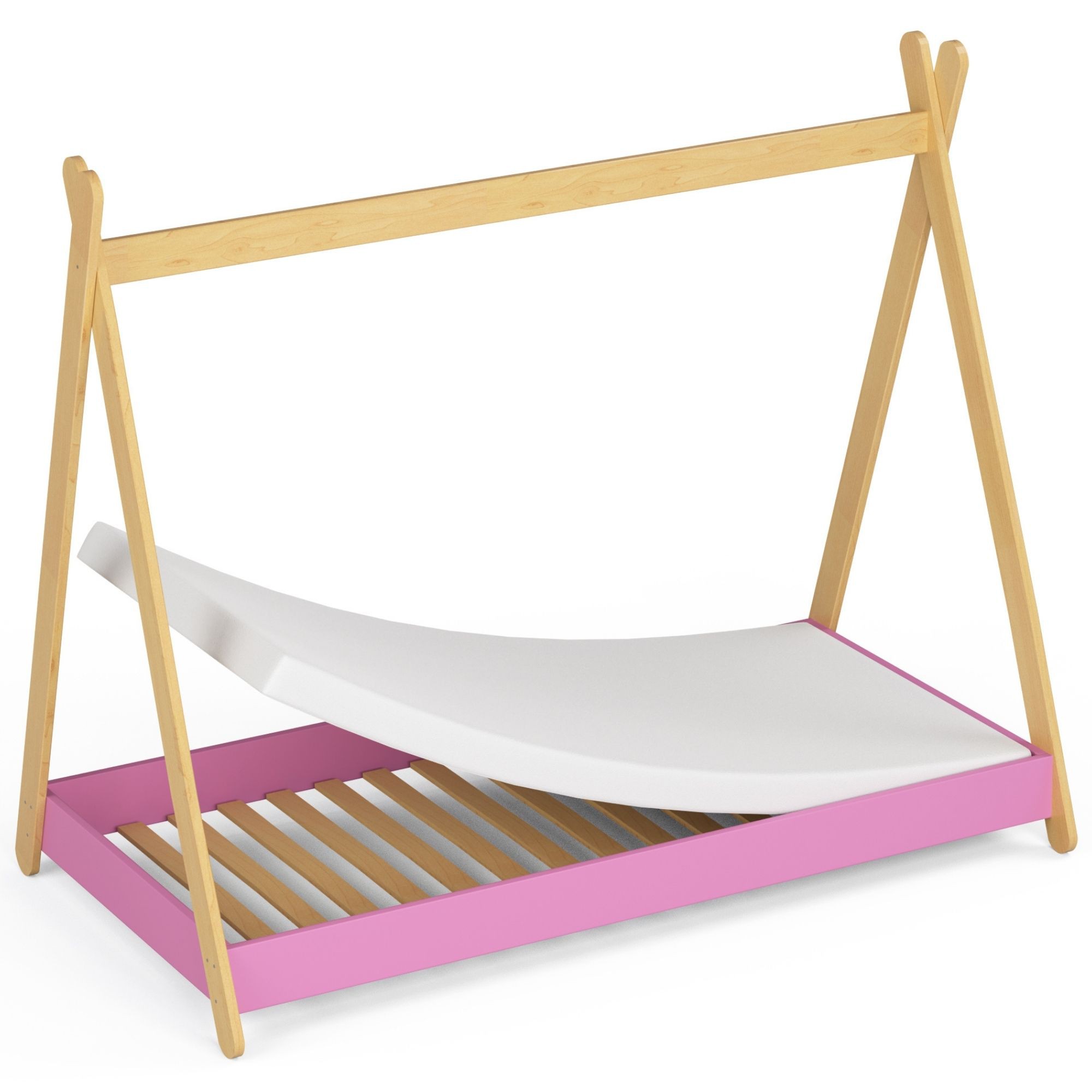Lit enfant Rose mat