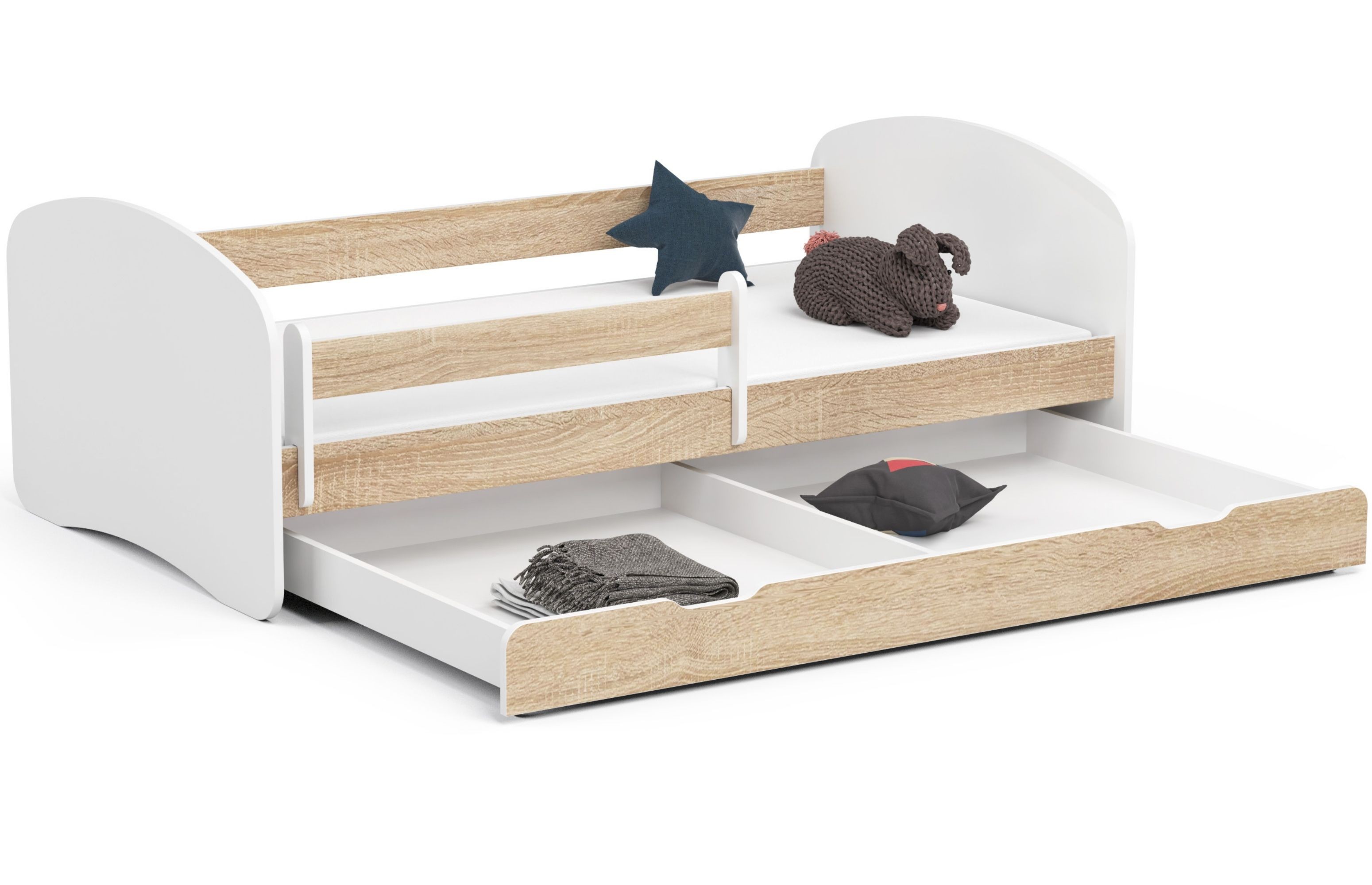 Lit enfant Chêne Sonoma mat
