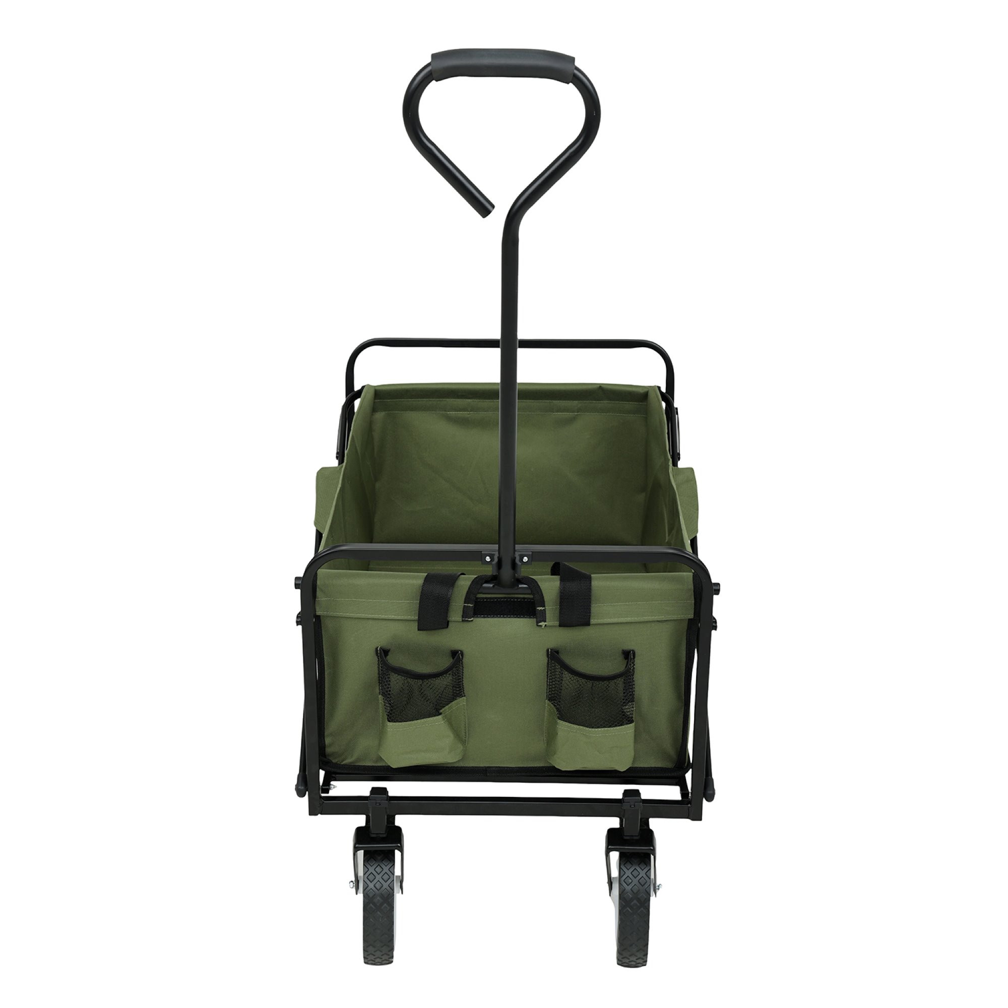 Raumhirsch Chariot pliable tout-terrain acier / plastique / tissu Oxford Charge 110 kg Pliable vert – détail 2
